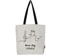 Sac tote bag en toile avec fermeture éclair, doublure et poche intérieure. Extérieur : Coton 100%. Inclue une enveloppe de cadeau. Mesures : 37 x 38 cm.