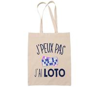 Sac Tote Bag J'peux pas Loto beige