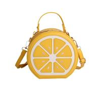 Sac Tote Sac Tote Grande Capacité Forme de Quartier de Citron