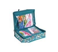 Sac tout-en-un à ouvrage - Motif Oiseaux - Hobby Gift (26,5 x 10 x 34,5 cm)(...) - Vert