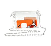 Sac Transparent De Concert Pochette transparente imperméable avec zip et | Sacs à main tendance événements sportifs Pour Contrôle De Sécurité Rapide Trajets Aéroports Fête