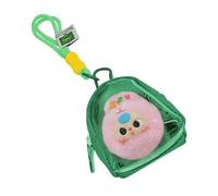 Sac transparent pour la silhouette, sac d'organisateur portable des écouteurs - sac à main de rangement de monnaie à poussière, pochette d'affichage de figurines avec fermeture à glissière, longe pour