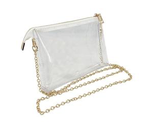 Sac Transparent pour Stade Pochette Transparente imperméable avec Zip et | Sacs à main tendance événements sportifs pour contrôle de sécurité rapide festivals aéroports