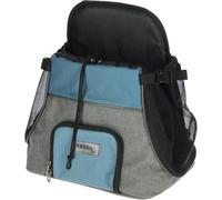 Sac transport avant - KERBL - Vacation - Gris/bleu - 31x24x38 cm - Tissu Oxford résistant
