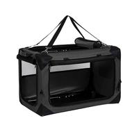 Sac Transport Chat Chien Parc Chien Pliable Tissu Oxford sans Cadre D'installation Sac De Transport for Voiture avec Poignées Et Pochettes Différentes Tailles(Black,50 * 35 * 35cm)