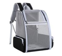 Sac Transport Chat Chien Sac à dos pour animaux de compagnie, grand sac à dos pour animaux de compagnie, avec baguette de chat, jouet en plumes, pour chiens moyens et petits, chat, chiot, chaton Sac A