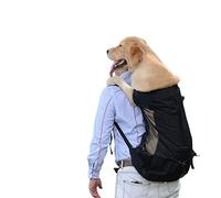 Sac Transport Chat Sac de support de chien de compagnie respirant pour les gros chiens Golden Retriever Bulldog Sac à dos à bulldog ajustable Big Dog Sacs Pets Produits Produits Sac Transport Chien