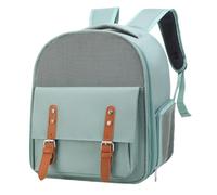 Sac Transport Chat Sac Portable pour Chats De Compagnie, Sac À Dos De Sortie Lavable pour Chat, Sac De Voyage Pliable Caisse de Transport Chat (Color : Grün, Size : 39 * 32 * 25cm)