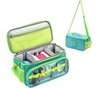 Sac Transport Pour Toniebox Figurine Accessoires, Étui Rangement Portable Pour Station De Charge Pour Casque Avec Bandoulière Et Poignée Pour Les Voyages Et Les Randonnées -Bleu Aq[PHP52507375]