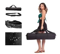 Sac Trépied 90 cm Photo Studio Vidéo Rembourée de Mousse Tripod Bag Oxford avec 96-168cm Bandoulière Ajustable et Poignée pour Support d'éclairage Trépied Parapluie etc