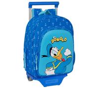 Safta With Trolley Wheels Donald Infantil Wheeled Backpack Bleu