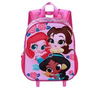 Sac trolley fille Karactermania Disney Princess Flowers 3D Rose 34 cm