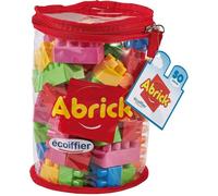 Ecoiffier Sac Abrick ECO489 - Tube 50 pièces - Rouge / Plusieurs couleurs