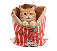 Sac Tunnel Chat Sac d'Enrichissement au Design Rayé avec Jouet Interactif | Sac de pour Chat Intérieur Maison Salon Séjour Couloir Dortoir Appartement Boutique Animalerie Refuge Chenil`