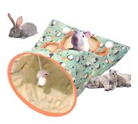 Sac tunnel for chat, tunnels for chats d'intérieur, tubes interactifs for chat avec boule/oiseau en peluche, jouets for animaux de compagnie, jouets for aire de jeux for chats / 2108