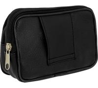 Sac universel avec fermeture éclair et passant pour ceinture - Nombreux compartiments - Noir