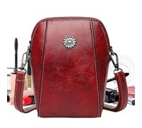 Sac vertical - Pochette pour téléphone portable, portefeuille de voyage | Organisateur d'épaule multi-compartiments, porte-monnaie fin à fermeture éclair, petit support en cuir pour cartes, passeport