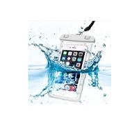 Sac Waterproof Blanc pour ONEPLUS 5T 5 3T 3 DR-1 X 2 ONE . - Coque Housse Etui Universel Boitier Pochette Lumineux Protection Tactile Souple