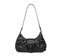 Sac Y2K, Shoujo Y2K Bag, Sac a Main Vintage, Petit Sacs a Main, Sacs à Porte des Années 2000, Bag à Porte Esthétique, Adapté à un Usage Quotidien, Fêtes, Séances Photo, Cadeaux (Cuir PU Noir 1)