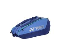 YONEX Team Lot de 9 sacs à racquet, pour badminton, tennis et squash, plusieurs tailles et couleurs, avec compartiment à chaussures et fonction sac à dos, bleu, 9 pièces