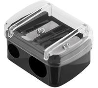 Sacapuntas de lápiz cosmético Sacapuntas de delineador de ojos Maquillaje Sacapuntas de crayón doble para lápiz de cejas, lápiz de ojos, delineador de ojos, delineador de labios, lápiz de cejas 1pcLiv