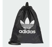 Sacca Adidas Trefoil Gym Gymsack BK6726 Noir Blanc Trifoglio Unisex Nosize