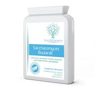 Saccharomyces Boulardii 5 milliards d'UFC - Levure non colonisante à haute résistance avec Feuille d’Olivier, Biotine & Vitamine D3 - 90 Capsules Végétariennes