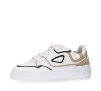 SACHA Baskets basses camel / noir / blanc, Taille 41