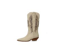 SACHA Bottes de cowboy beige / beige foncé / noir, Taille 37