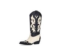 SACHA Bottes de cowboy noir / blanc, Taille 42