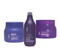 Sacha Care - Coffret Hyalu Sculpt - Shampoing 500 Ml - Masque Capillaire 500 Ml - B-Tox 500 Ml -
