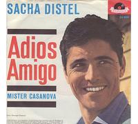 Sacha Distel - Adios amigo (Hit Comeback) / Vinyl single [Vinyl-Single 7'']