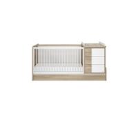 Galipette Lit combiné évolutif Sacha Chêne 70 x 140 cm