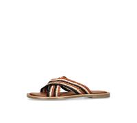 SACHA Mule beige / marron / noir, Taille 38