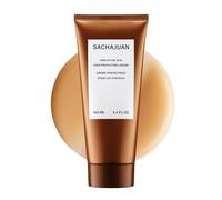 SACHAJUAN Hair In The Sun Crème protectrice 100 ml, protection contre la chaleur contre le coiffage et protège les cheveux des dommages causés par le soleil. Améliore les coiffures quotidiennes