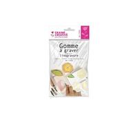 Sachet 1 plaque de gomme à graver pour linogravure - 15 x 10 cm