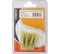 Sachet 10 jonctions thermoretractables jaune pour fil 4 a 6mm² - 271310