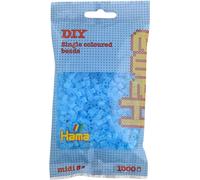 Sachet 1000 perles plastique bleu TU