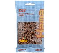 Hama Perles à repasser midi, dans un sachet, nougat Marron