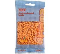 HAMA - sachet de perles à repasser | env. 1000 perles midi | loisirs créatifs et mosaïques pour enfants dès 5 ans | jeu créatif et décoration artisanale | Teddybear brown