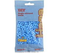 Sachet 1000 perles plastique midi bleu TU