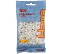 Sachet 1000 perles plastique midi nacrée beige TU