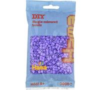 Sachet 1000 perles plastique midi violet TU