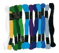 Sachet 12 echevettes - 7m fils Mers du sud - Bracelets bresiliens