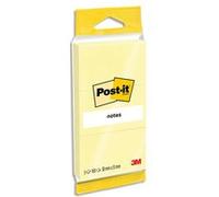 Bloc-mémos Post-it Notes 6810 38x51mm jaune
