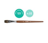 Sachet 3 Pinceaux Scolaires Plats Série 121 Nº 22