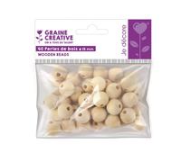GRAINE CREATIVE Sachet 40 Perles De Bois Ø 15 mm