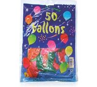 Sachet 50 ballons multicolores G