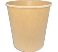 Sachet 50 Bols soupe 480 ml - 16 oz en kraft brun 1650BOS