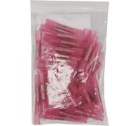 Sachet 50 jonctions thermoretractables rouge pour fil 05 a 15mm² - 271150
